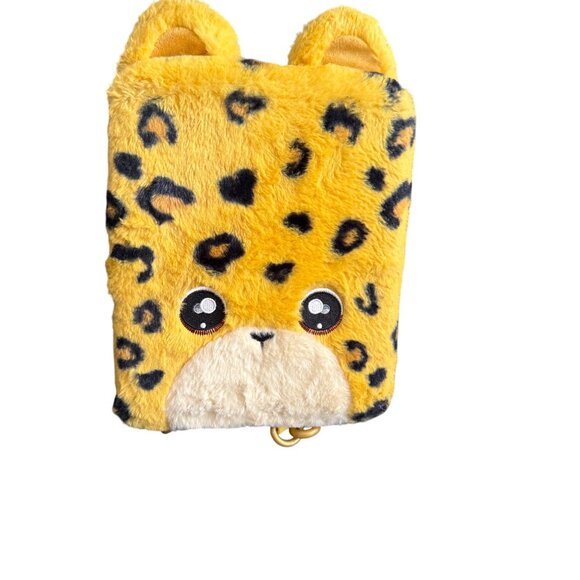 Na Na Na Leopard Print Plush Backpack For Kids - Picture 1 of 6